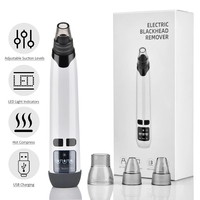 Appareil de soin de la peau électrique pour le visage et le nez, nettoyeur de pores, aspirateur de points noirs, compresse chaude, nettoyage en profondeur