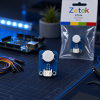 Module de commutation tactile momentané Zetok Big KM01 à montage standard pour appareils électroniques