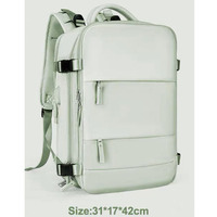 Mochila de Viaje Profesional Personalizada de Color Morado, con Apertura de 180 Grados, Bolsa de Mano de Gran Capacidad, Mochila de Fin de Semana