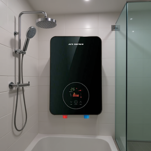 Chauffe-eau électrique instantané Ace Snown 7000W 220V mural avec commande tactile et écran LED, chauffage rapide - Product Image 2