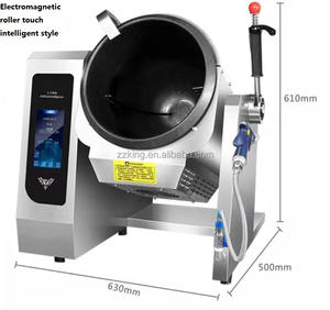 Thermomélangeur à gaz, mélange intelligent de la viande et du poulet, casseroles, mélangeur automatique, riz frit, robot, machines de cuisson automatiques - Product Image 4