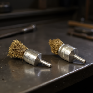 TTAKE <b>Wire</b> Front <b>Brush</b> Abrasive <b>Brushes</b> 6 Mm Steel Shank For Metal Polishing - Product Image 3