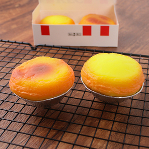 Cartoon <b>Egg</b> Tart Squishy <b>Toy</b> Soft Decompression Slow Rebound <b>Toys</b> Cute Simulated Food Squishes Gifts - Product Image 1