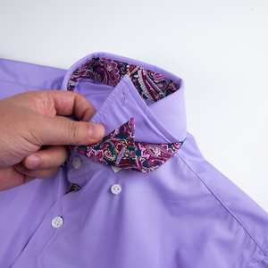 <span class=keywords><strong>Camicia</strong></span> elegante Deluxe in <span class=keywords><strong>raso</strong></span> nero da <span class=keywords><strong>uomo</strong></span> <span class=keywords><strong>camicia</strong></span> morbida in seta 2022 aderente Casual per matrimoni e feste di laurea - Product Image 4