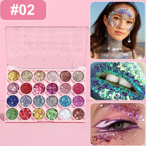 Paleta de sombras de ojos adecuada para maquillaje diario de mujeres con 24 colores diferentes - Product Image 3