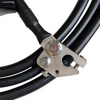 Cable de Silicona Rojo y Negro Personalizado, 8AWG-2/0 AWG, Cable de Conexión Flexible para Batería, Ensamblaje para Camiones, BESS, RV, Industrial