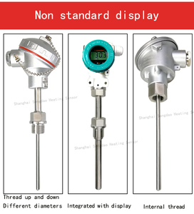 통합 온도 변환기 4-20mA 모듈 온도 센서 프로브 Pt100 열 저항 OEM WZP-231 IP67 스테인리스 - Product Image 5