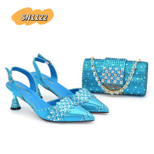 Magnifiques Chaussures et Sacs Assortis pour Femmes, Haute Qualité, Style Nigérian Aso Ebi, Design Nœud Papillon 2026 - Product Image 6