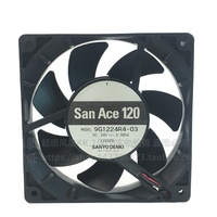 9G1224R4-03 24V 0.085A Kipas Aliran Aksial Sanyo Jepang 120*120*25 12025