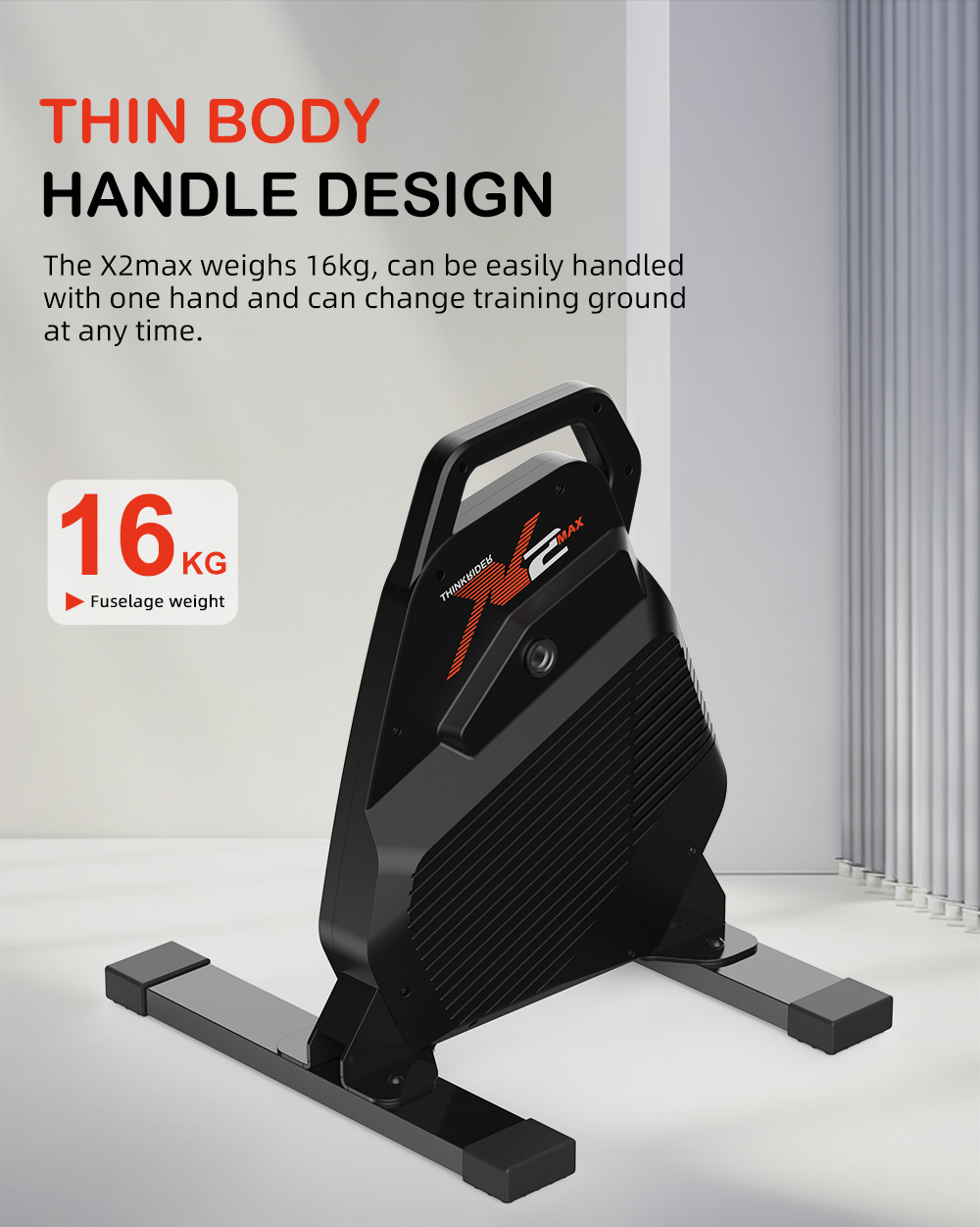 ThinkRider X2 MAX Magnetic Indoor Exercise Bike & Trainer
