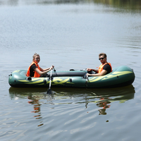 Bateau gonflable anti-friction, anti-gel, étanche, bateau de pêche double