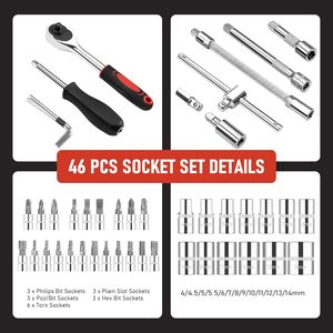 Kit <span class=keywords><strong>de</strong></span> <span class=keywords><strong>herramientas</strong></span> manuales multifuncional <span class=keywords><strong>de</strong></span> 46 piezas, <span class=keywords><strong>caja</strong></span> <span class=keywords><strong>de</strong></span> <span class=keywords><strong>herramientas</strong></span> <span class=keywords><strong>de</strong></span> combinación <span class=keywords><strong>de</strong></span> Hardware, juego <span class=keywords><strong>de</strong></span> llaves <span class=keywords><strong>de</strong></span> reparación mecánica <span class=keywords><strong>automotriz</strong></span>-004 - Product Image 6