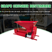 Industriële Elektrische Druivenbreker Machine Roestvrijstalen Fruitdestemmer Voor Wijnbereiding En Sapverwerkingsapparatuur