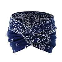 Bandeau de style bohème à rayures arc-en-ciel, 48 couleurs de 18cm de largeur, bandeau de sport léopard extensible, accessoires pour cheveux