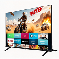 Téléviseur LED intelligent 4K UHD de 100 pouces, noir, 3840 x 2160 PAL 50Hz, écran large, utilisation hôtelière