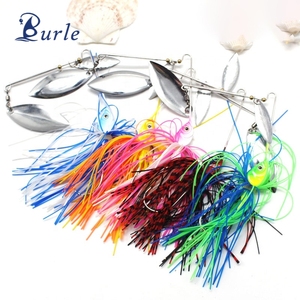 Luya appât 5 couleurs gland <span class=keywords><strong>homme</strong></span> barbu composé paillettes pêche en mer Proboss basse - Product Image 1