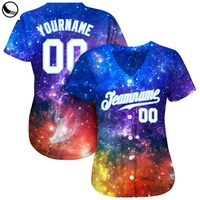 Uniforme de baseball personnalisé, sweat-shirt imprimé, t-shirt élégant à blocs de couleur, logo brodé, nom, séchage rapide, respirant, 100% polyester
