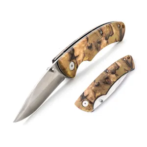 屋外Edcキャンプツール片手オープニングカモタクティカルナイフポケット折りたたみナイフ - Product Image 1