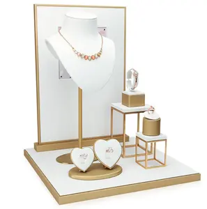 Présentoir de bijoux de présentoir de bracelet en cuir d'accessoires de vitrine de bijoux de vente chaude de boutique