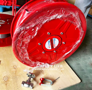 Fabricant de dérouleurs de tuyaux d'incendie de 19 mm, plusieurs tailles disponibles : 20 m, 25 m, 30 m, dérouleur de <span class=keywords><strong>tuyau</strong></span> d'incendie mural de type pivotant - Product Image 3