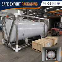 Réservoir de stockage en acier inoxydable pour huile comestible, sirop, sauce, jus et eau propre, fourni par l'usine