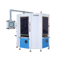 Pluma automática botella de cosméticos contenedor de lápiz labial CNC servo rotación máquina de transferencia de serigrafía