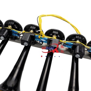 Trompette à air <span class=keywords><strong>de</strong></span> haute qualité 24V / Compresseur <span class=keywords><strong>de</strong></span> <span class=keywords><strong>klaxon</strong></span> à air 24V, <span class=keywords><strong>klaxon</strong></span> musical pour <span class=keywords><strong>voiture</strong></span>, 6 tuyaux, 36 sons - Product Image 4