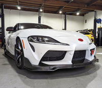 Lèvre avant en fibre de carbone style Seibon pour Toyota GR Supra A90 A91 Mk5, kit carrosserie de spoiler avant