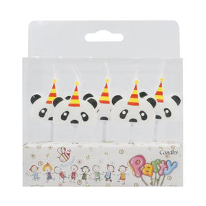 เทียนวันเกิดรูปหัว<span class=keywords><strong>แพนด้า</strong></span>สำหรับงานปาร์ตี้ ราคาโรงงาน - Product Image 4