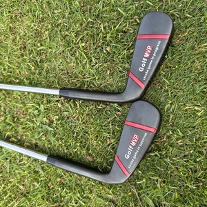 Custom Golf <span class=keywords><strong>Chipper</strong></span> <span class=keywords><strong>Putter</strong></span> 35 inch roestvrijstalen kop en schacht rechtshandig golfclub met hoge vergevingsgezindheid OEM-service - Product Image 1