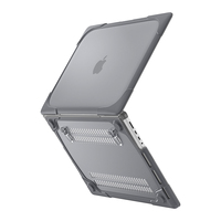 Pour Apple Macbook Pro 14 pouces 2021 A2442 étui en plastique universel avec support à l'arrière