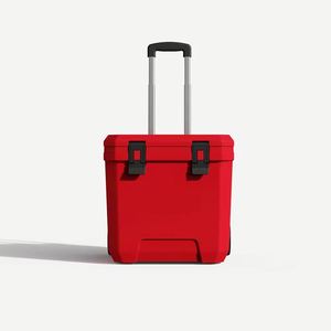 Glacière portable 24L avec poignée télescopique et roulettes – Glacière professionnelle rigide isolée, très demandée - Product Image 3