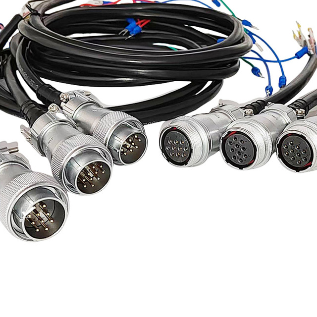 Weipu Aviation WS16 WS20 WS28 Custom Welding Wire Harness Male/Female Plug Socket with Cable Robot Harness