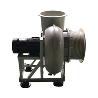 Fibre de verre gris foncé personnalisable OEM ignifuge de système de ventilation de ventilateur centrifuge de moteur de conversion de fréquence de 3 phases