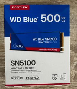 Original pour <span class=keywords><strong>WD</strong></span> Blue SN5100 500 Go NVMe <span class=keywords><strong>SSD</strong></span> WDS500G5B0E M.2 2280 PCIe Gen4 X4 Disque <span class=keywords><strong>SSD</strong></span> interne - Product Image 6