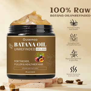 Rafine edilmemiş % 100% saf organik Honduras ham Batana yağı saç büyüme için kalın ve güçlü doğal soğuk preslenmiş kafa derisi bakım yağı balsamı - Product Image 5