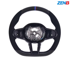 Volant en cuir neuf avec fibre <span class=keywords><strong>de</strong></span> carbone pour BMW G20 G28 <span class=keywords><strong>G29</strong></span> G30 G32, améliore le confort et le style des voitures - Product Image 4