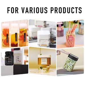 צנצנות פלסטיק לאחסון מזון ריקות בסיטונאות, 50 גרם, 250 מ\\\"ל, 350 מ\\\"ל, 500 מ\\\"ל, לממתקים, עוגיות, אגוזים וחטיפים, צנצנת מותאמת אישית 4 אונקיות, 8 אונקיות עם מכסים. - Product Image 5