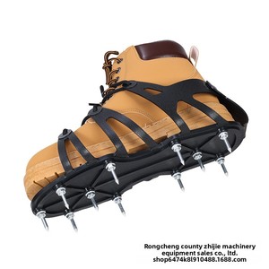 Chaussures à pointes auto-nivelantes pour l'aération du sol de jardin et des pelouses, tout-en-un, fabriquées en Chine - Product Image 4