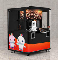 Distributeur automatique de café Funkyplay chaud/froid avec impression d'art latte, nettoyage automatique, surveillance à distance, en acier inoxydable pour la distribution
