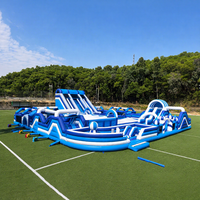 Château gonflable commercial géant en PVC Big Bounce, aire de jeux, la plus grande structure gonflable au monde, taille personnalisée