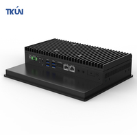 10.4 Inch Vesa/Desktop Alles-In-Één Capacitieve Touchscreen Industriële Computer N104cc Tkun Rs232/Rs485/Usb/Lan/Gpio Gebruikt Ssd Hard