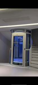 योंगली लिफ्ट परिपत्र घर ग्लास दृश्य इनडोर और आउटडोर कर्षण विला पैनोरामिक लिफ्ट - Product Image 5