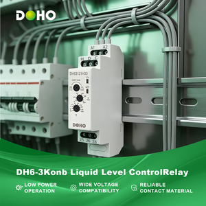 Relé de Control de Nivel de Líquido Multifunción Sellado en Miniatura de Baja Potencia Serie <span class=keywords><strong>DOHO</strong></span> DH6-3Konb Modular 24V 220V AC/DC 5A SPDT - Product Image 3