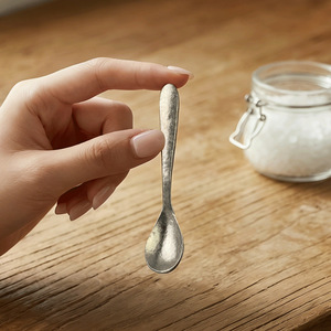 Cuchara de Titanio Puro para Sazonar, Mini Cuchara para Sal, Azúcar y Café, de Grado Alimenticio, para Uso Doméstico en la Cocina - Product Image 2