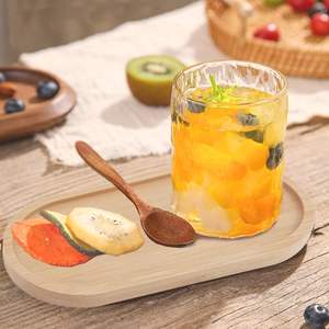 Plateau en bambou, plateau de service en bois, adapté aux croissants, au café, aux sous-verres de petit-déjeuner ou aux plateaux décoratifs (17,5 x 8,8 cm) - Product Image 4