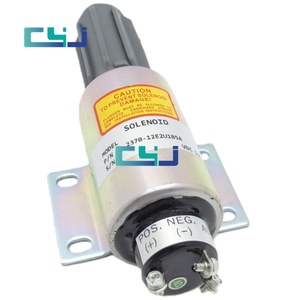 ตัดโซลินอยด์วาล์วเพื่อหยุดการจ่ายน้ำมันเชื้อเพลิง โซลินอยด์วาล์ว 12V 24V 437- เครื่องยนต์ดีเซล 2617 4372617 2370-24E2U1B5S - Product Image 3