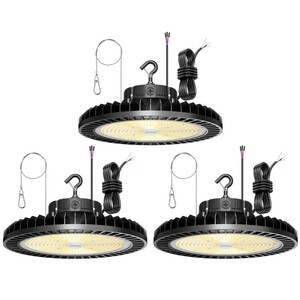 Lámpara LED Industrial High Bay de 500W, 300W SMD3030 UFO, Iluminación Industrial para Gimnasios, Lámpara Colgante Larga - Product Image 1