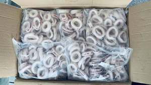 Nhà sản xuất X365 bán buôn vòng mực đông lạnh, vòng mực khổng lồ đã nấu chín, vòng mực Ấn Độ Dương, phủ lớp bóng 40% - Product Image 5