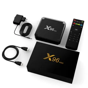 9,0 ТВ-приставка на Android X96 Mini 2 ГБ 16 ГБ Amlogic S905W 4K 2,4G WIFI Smarter pro player приставка